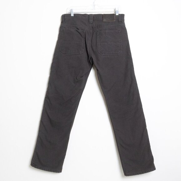 Filson Flannel Lined Dry Tin Pants Mens 30x30 Raven Dark Heavyweight Heritage - Picture 3 of 16
